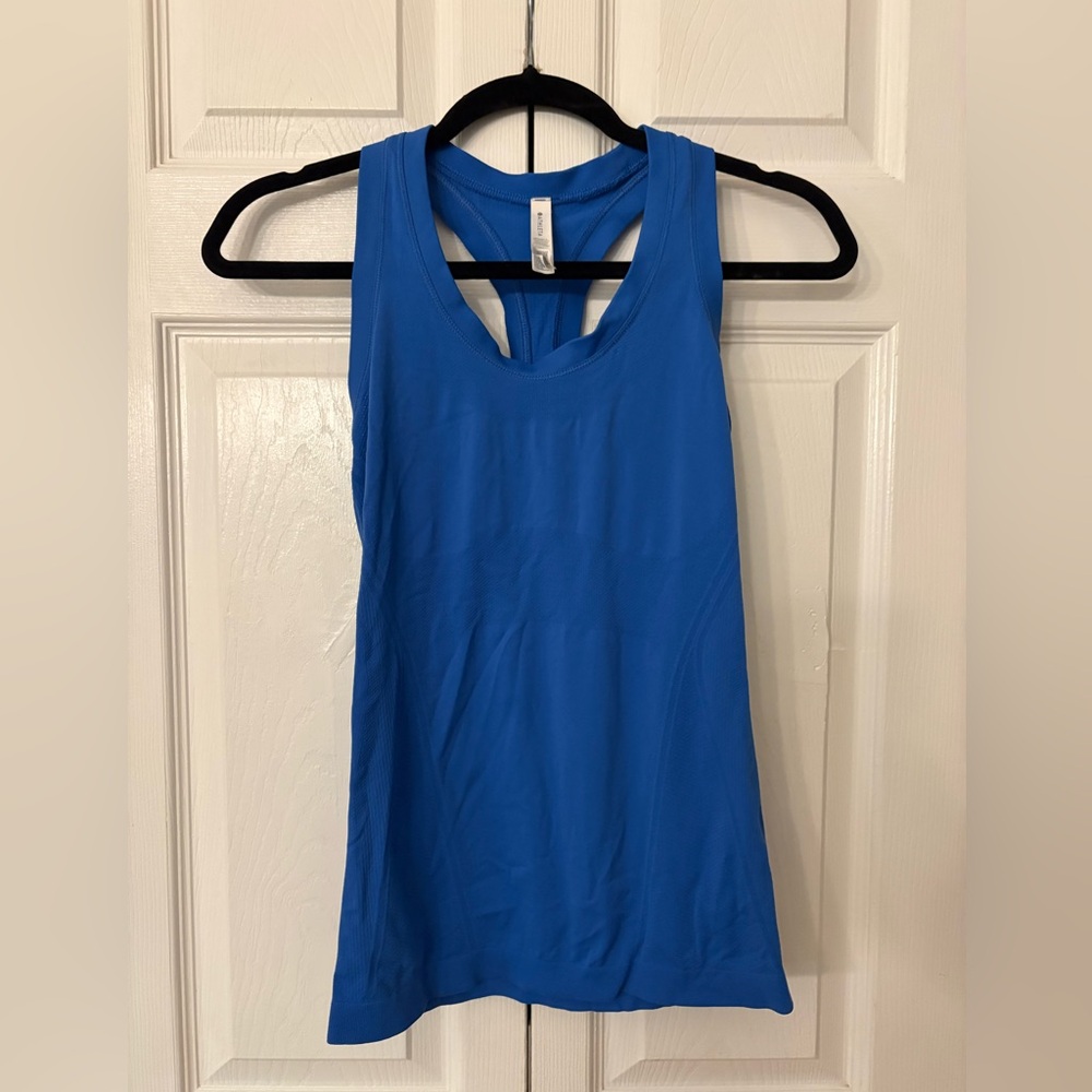 Athleta Seamless Royal Blue Racerback Tank XSmall